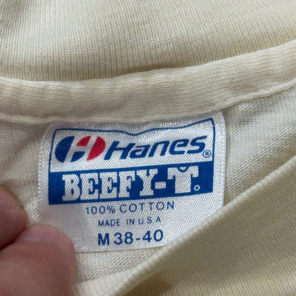 Vintage 1984 Apple Jacks California Hanes Beefy Tee Single Stitch Mens M - Picture 5 of 6